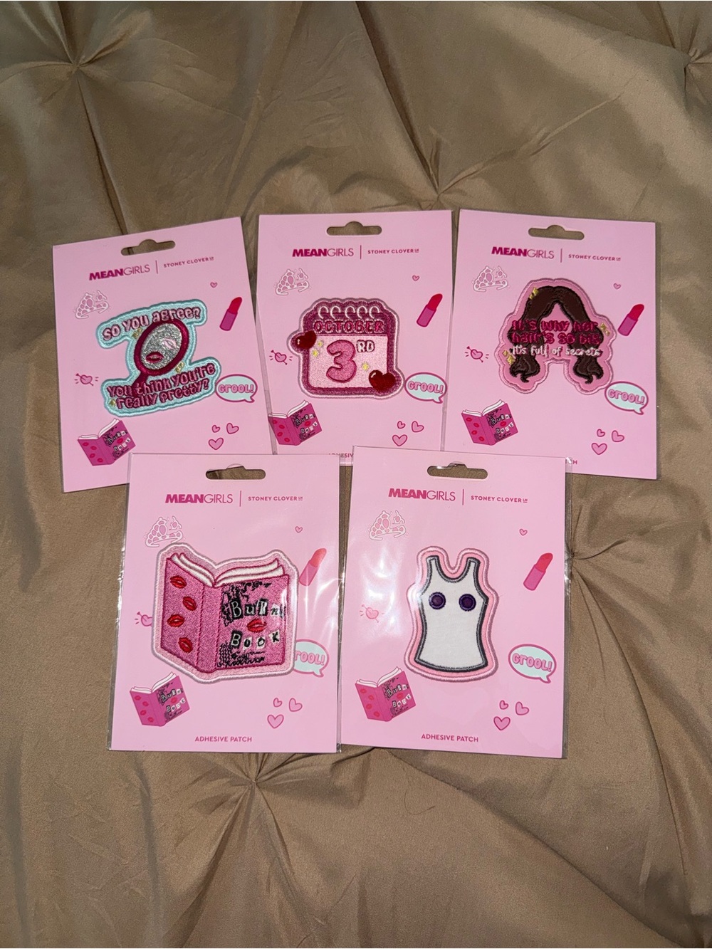 Stoney Clover X Mean girls patches